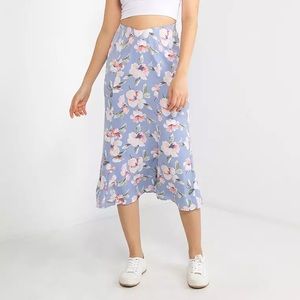 *Worn Twice* Abercrombie matching set with Strappy Keyhole Cami and Midi Skirt